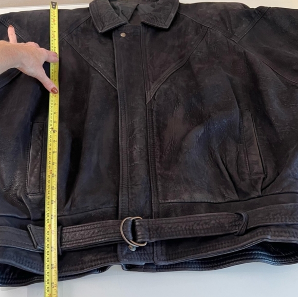 Vintage Soft Leather Jacket- Sz. Lg - Picture 11 of 15